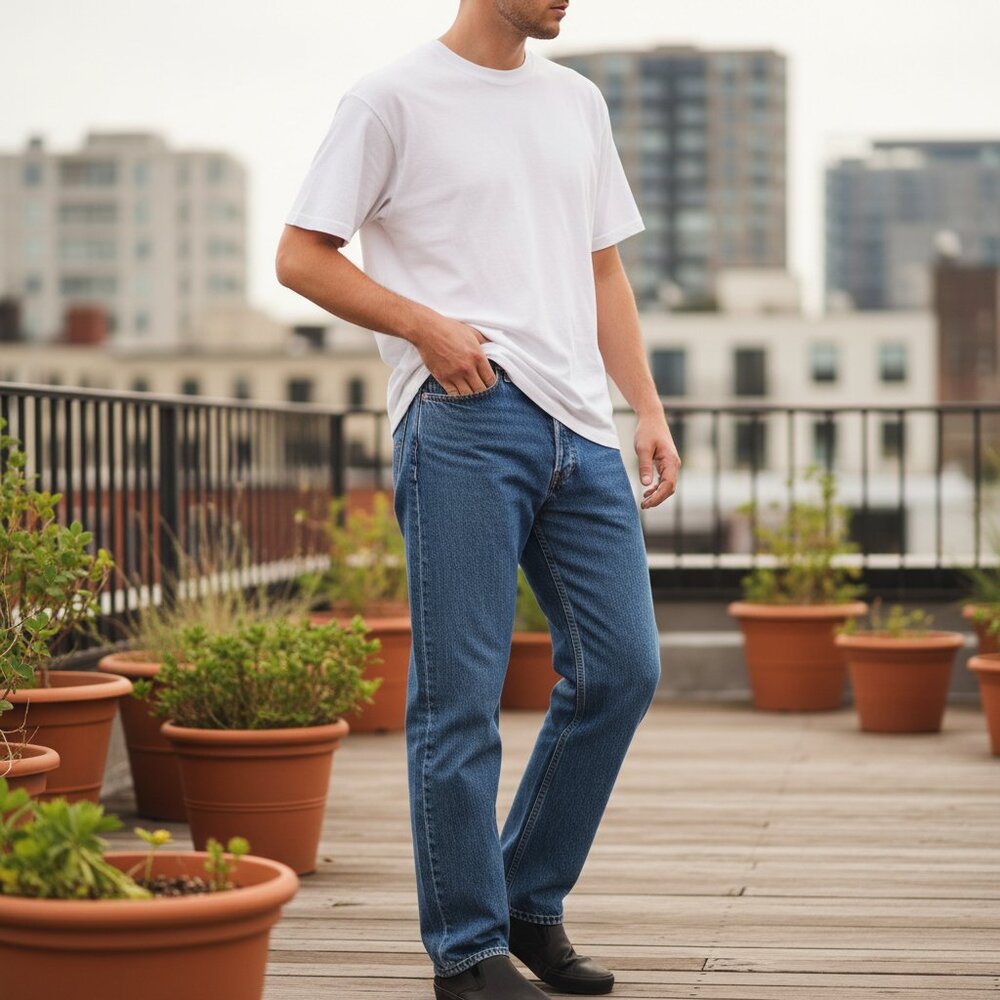 LEVI'S Men's EUC Relaxed 550™ Straight Leg Jeans | Size W38 X L36